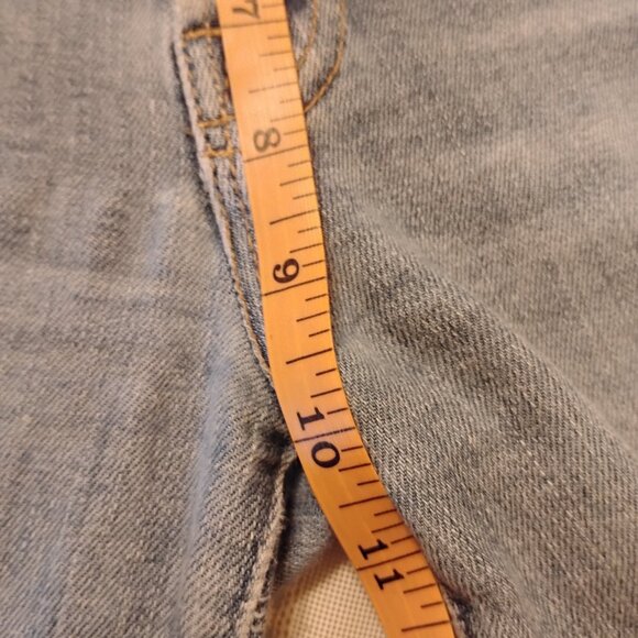 Mother Denim Insider Crop Fray Light Kitty Racer Size 26 - Picture 14 of 15